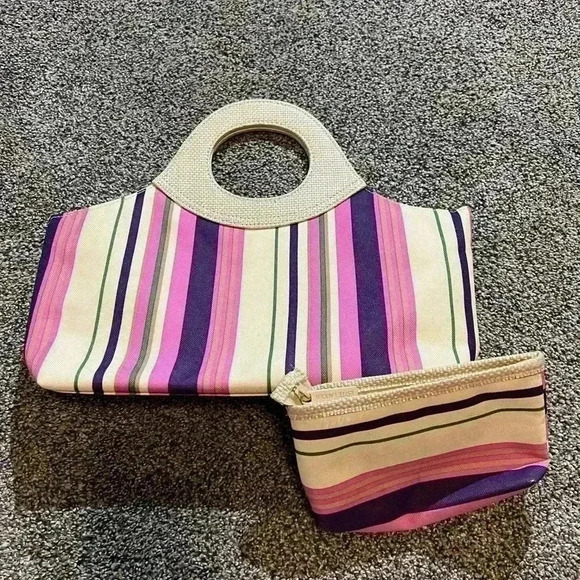 Estée Lauder clutch bag with matching wallet - Picture 4 of 4